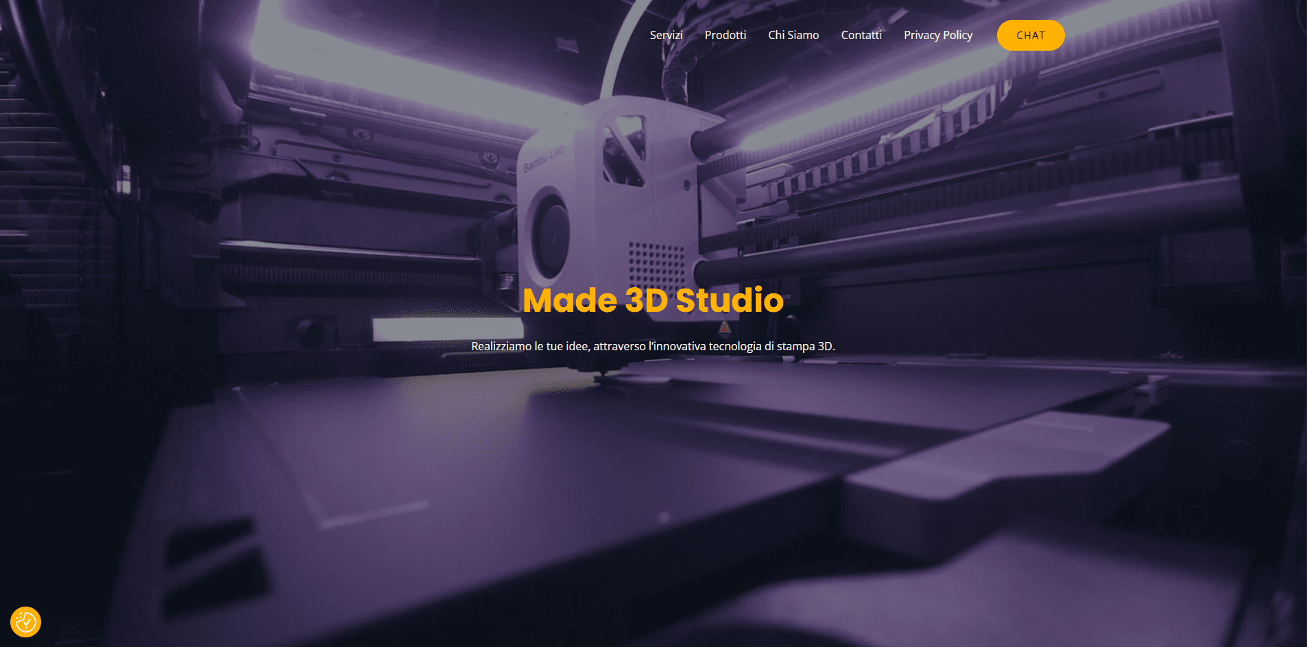 Screenshot del sito Made 3D Studio
